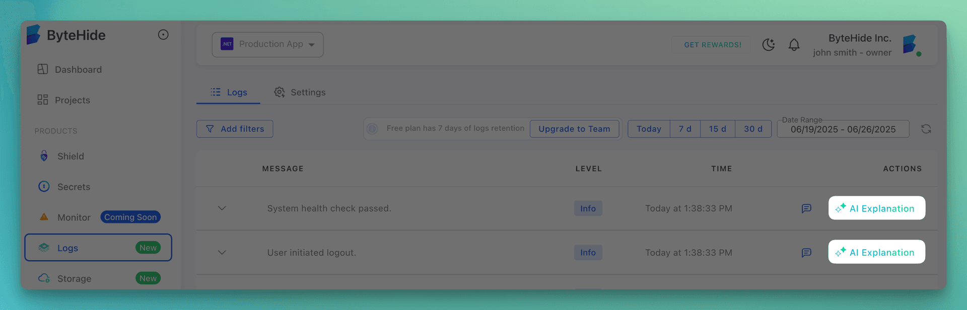 AI Assistant Button
