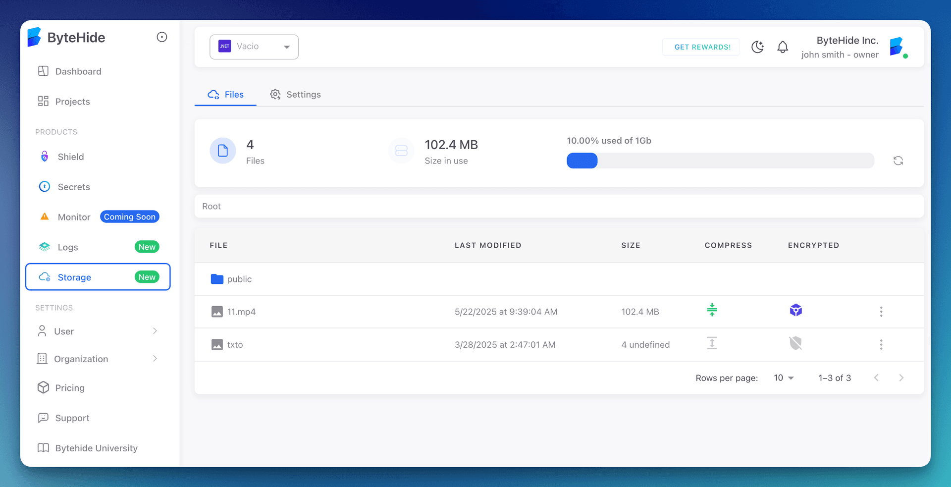 Storage Overview