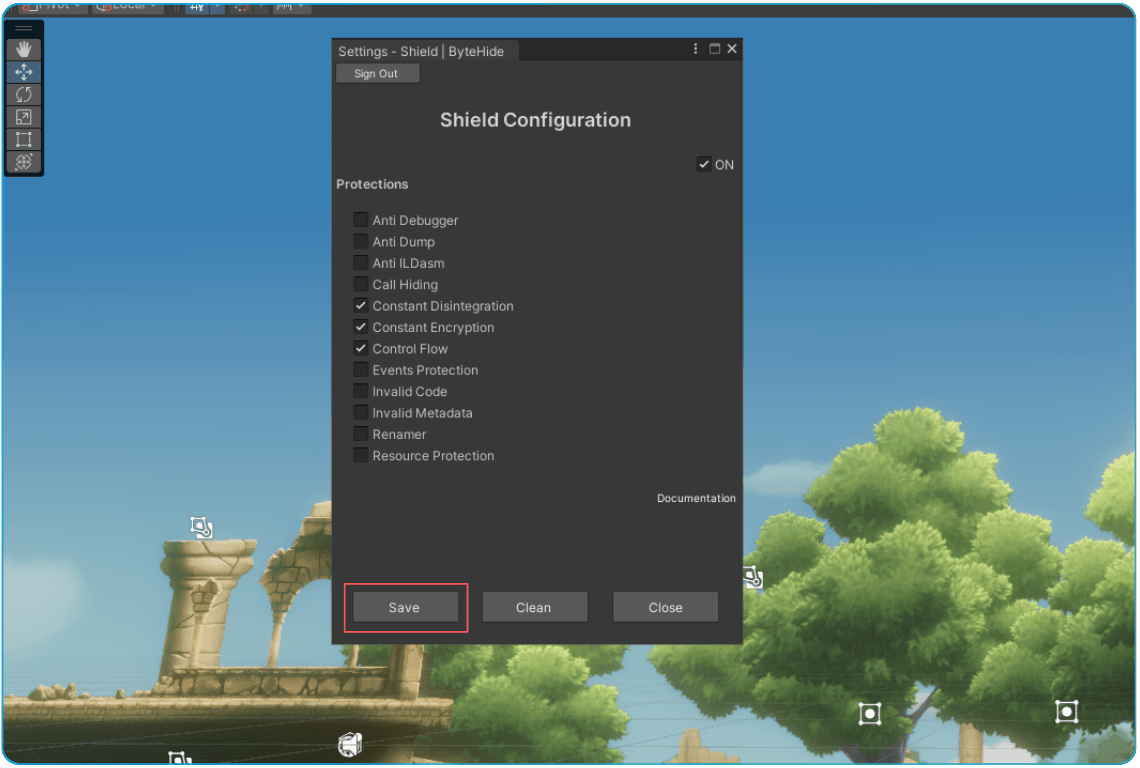 Save Configuration