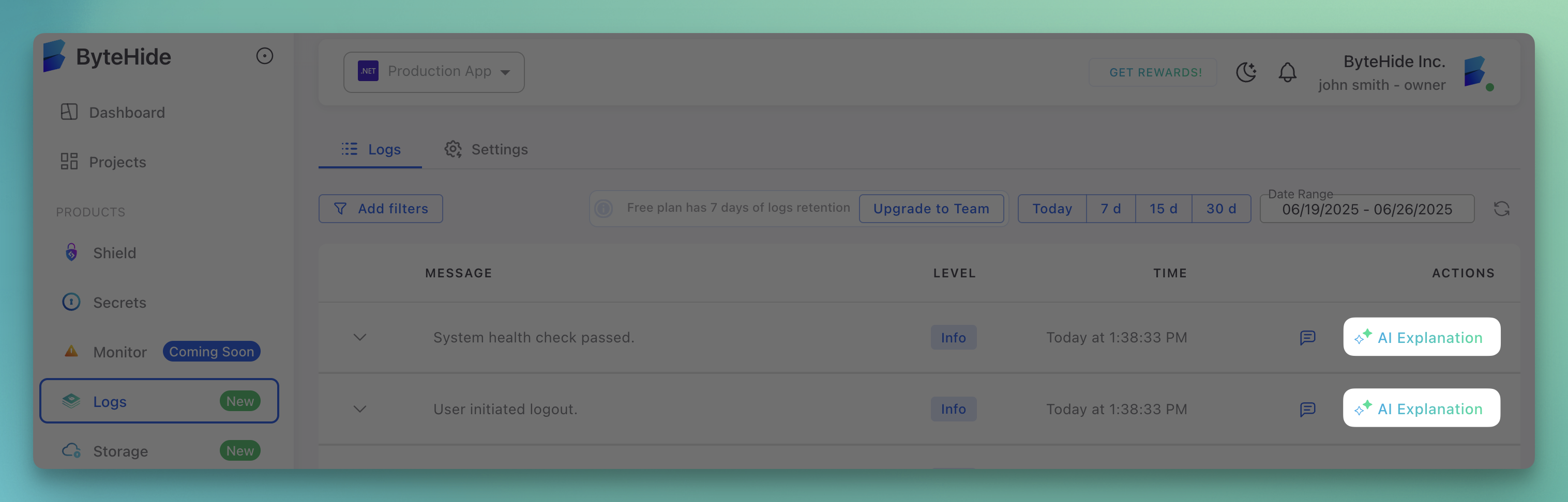 AI Assistant Button