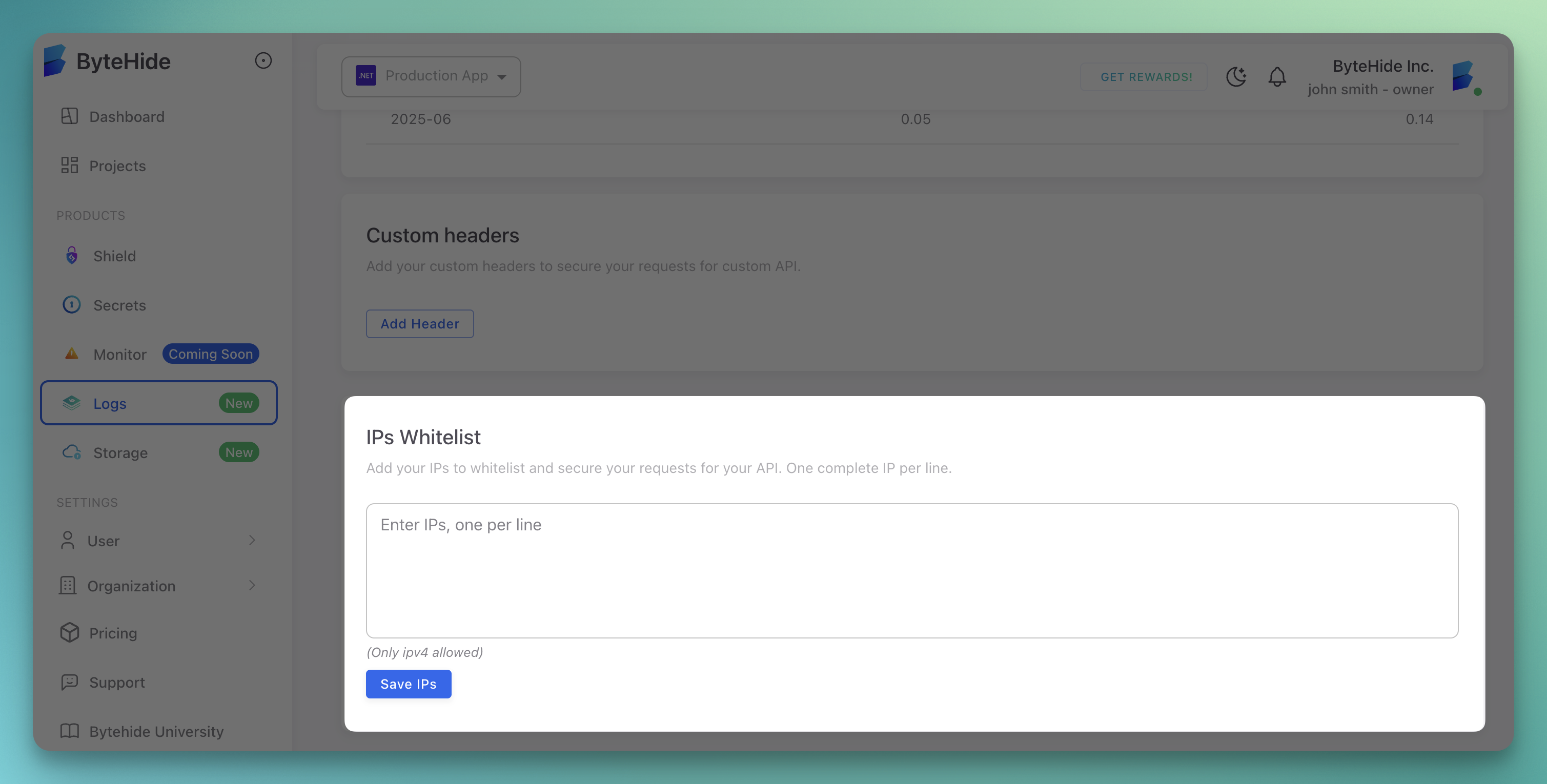 IP Whitelist