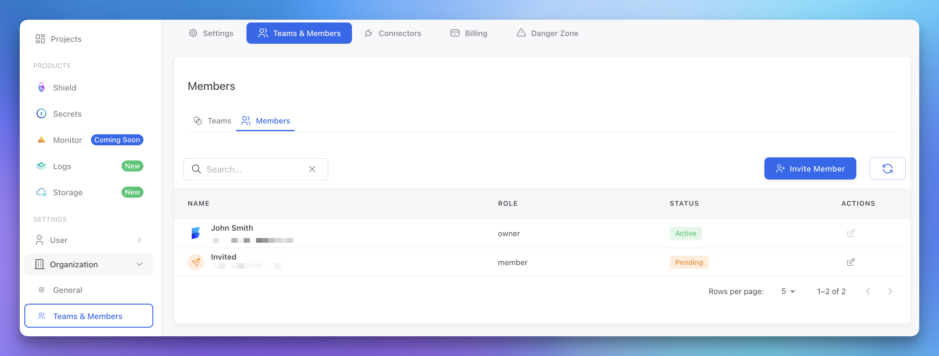 Security Settings
