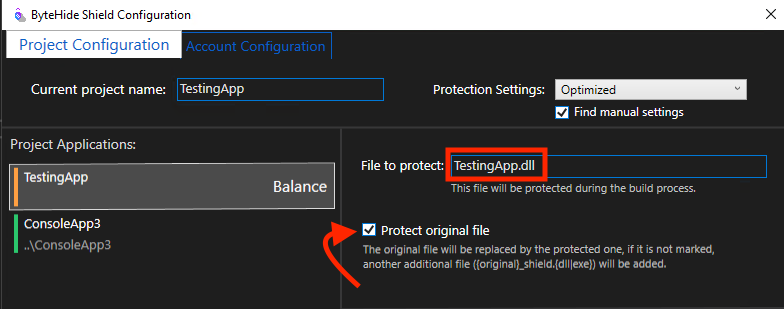 ByteHide Shield Overwrite files
